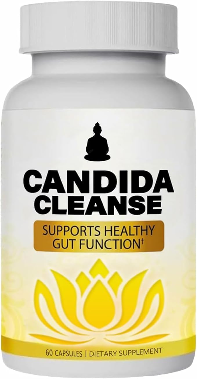 Candida Cleanse, Gut & Colon Support for Men & Women, 60 Capsules