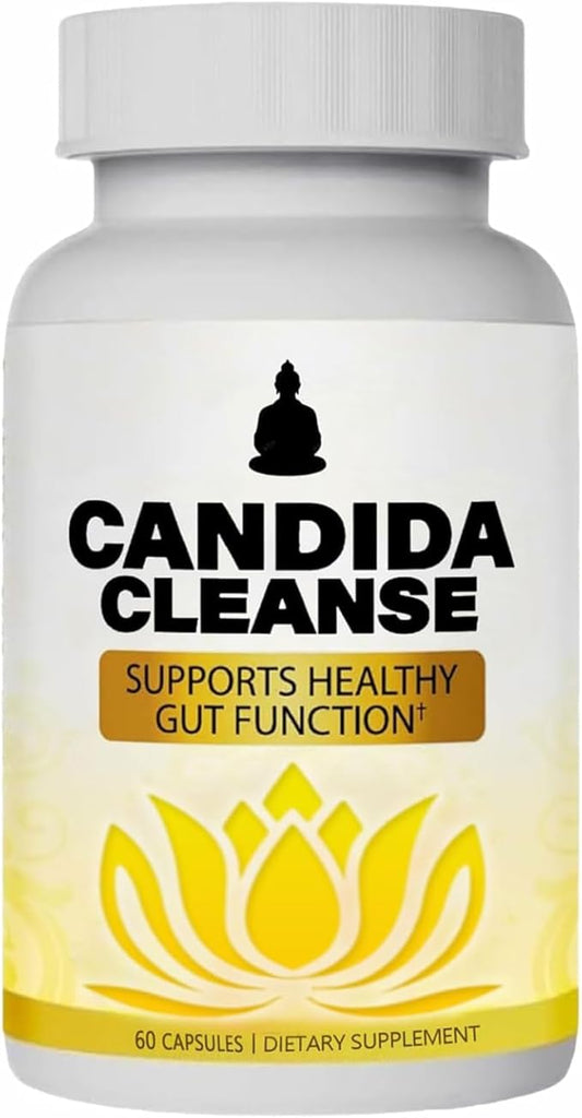 Candida Cleanse, Gut & Colon Support for Men & Women, 60 Capsules